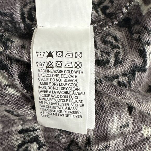 Lucky Brand Black Purple Paisley‎ Lace Tassel Tie Peasant Blouse Size Large - Picture 11 of 13